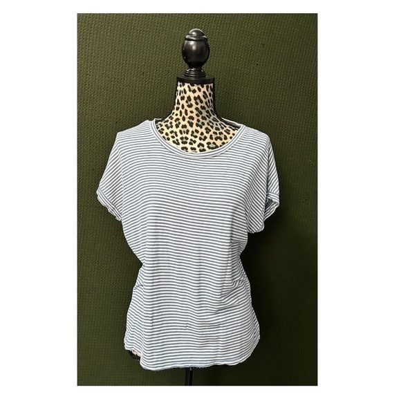 Blue & White Striped Tee - Picture 1 of 6